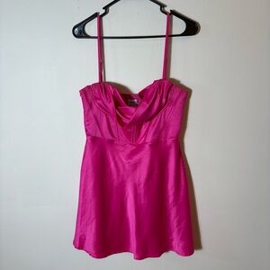 Princess‎ Polly Spotlight Corset Mini Dress Hot Pink Size 8